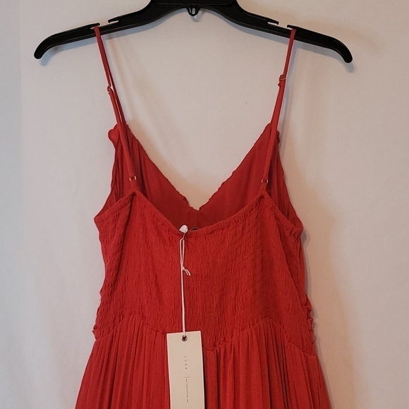 LUSH Juniors Ruffle Pleated Jumpsuit - Picture 12 of 12